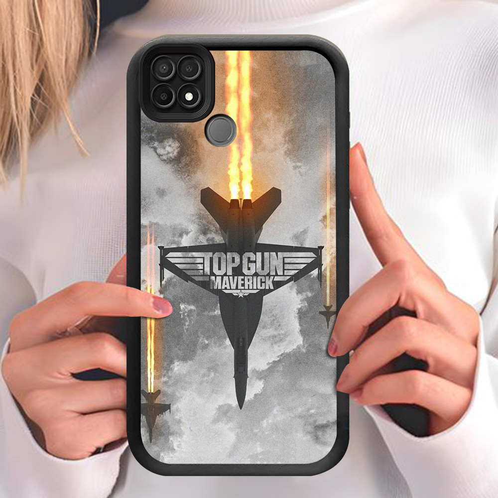 NA-96 TOP GUN Shockproof Casing untuk OPPO A15 A15s A35 Realme C21 C21Y C12 C15 C25 C25Y C25S Narzo 