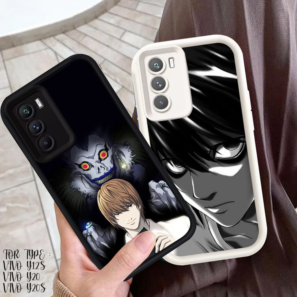 T-3 Death Note Hitam Putih silikon lembut Casing untuk OPPO A16S A16 A54S