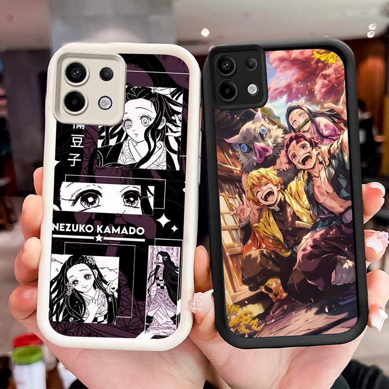 Shockproof Casing untuk Infinix 7 GT 20 Tecno POP 7 Spark GO ITEL A80 P65 Pro WF13 Demon Slayer