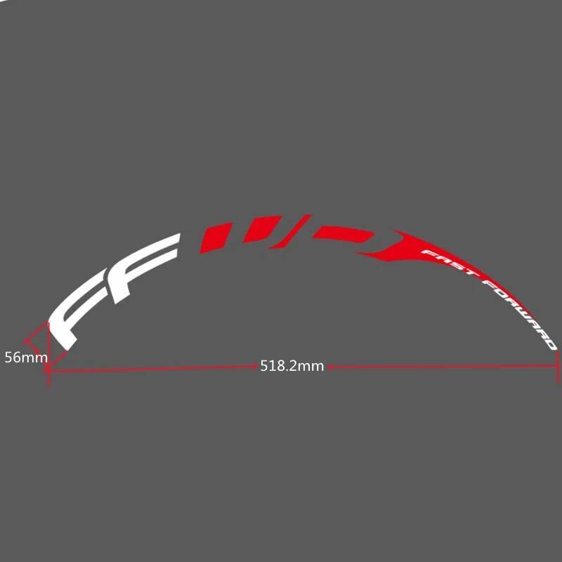 Stiker Pelek untuk FFWD 700C F9R Fast Forward Cocok untuk Kedalaman 80 88 90 mm Set Roda Sepeda Jala