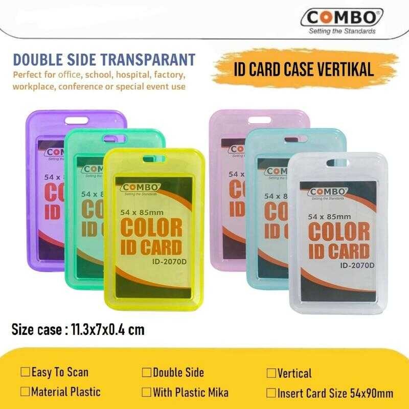 

Tempat Kartu Card Case 2 sisi / Casing ID 2070D/ Transparant