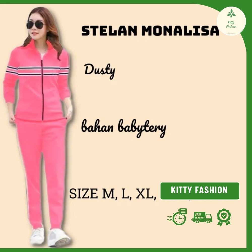 Stelan Training Monalisa jaket olahraga C
