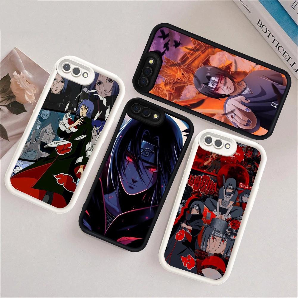 T-14 Itachi Hitam Putih silikon lembut Casing untuk OPPO A5 F5 A37 A39 A83 A3s A12e A1K Realme C2 C2