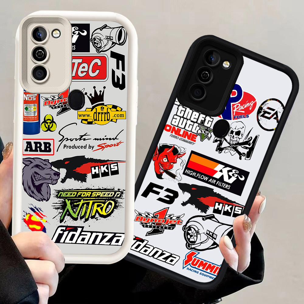 N10 Super Silikon hitam putih Casing untuk Samsung A02 A11 M02S A21S A03S M02 A03 Core A02S A20S Cas