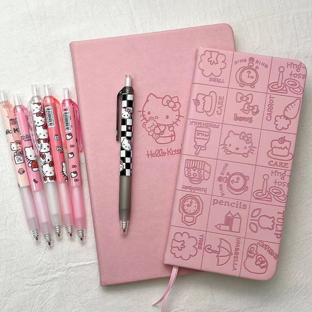 

Ready Hellokitty Buku catatan halaman tebal berwarna Cartoon Ins Notebook Katy Lucu Ins Buku Pegangan Siswa Diary Tinggi LM74