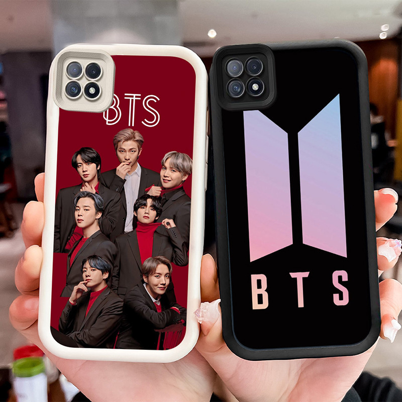 Shockproof Casing untuk OPPO A93 A16E A16K F17 Reno 4F Realme C20A C11 C20 Pro WF8 BTS Boy