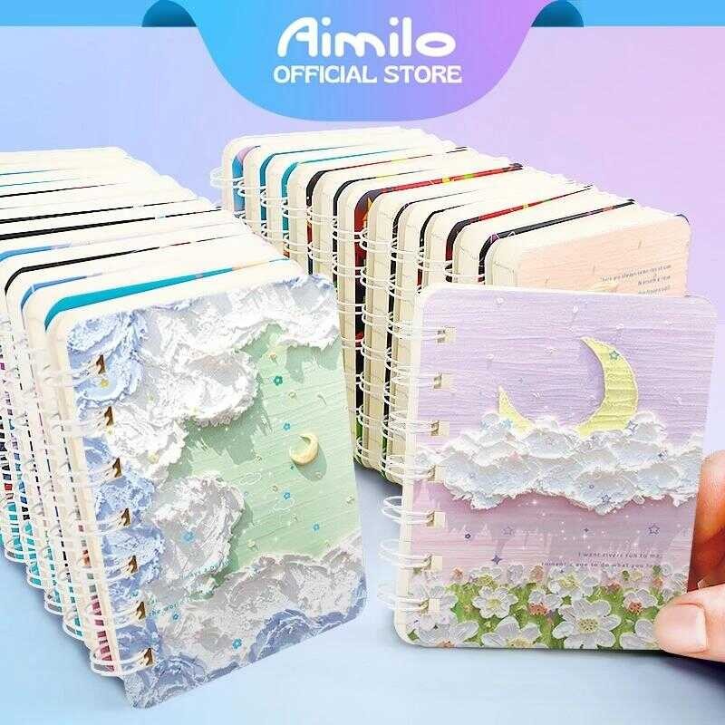 

[READY] Aimilo Notebook A7 Catatan Scrapbook Mini Buku Notes Kecil Alat Tulis Sekolah 50 Lembar Kertas Binder