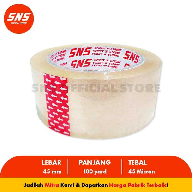 

LAKBAN BENING / COKLAT 100 YARD 2 INCI (45MM) SNS STICKY N STRONG