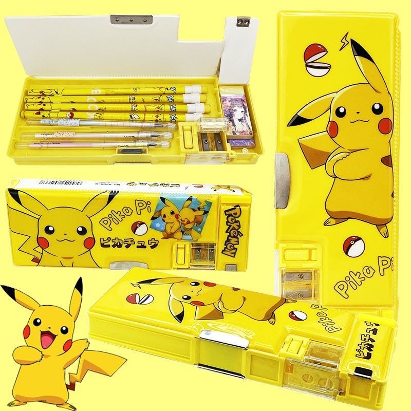 

Kotak Alat Tulis Pensil Pikachu untuk Siswa Sekolah Dasar Lapisan Ganda Kapasitas Besar untuk Pria