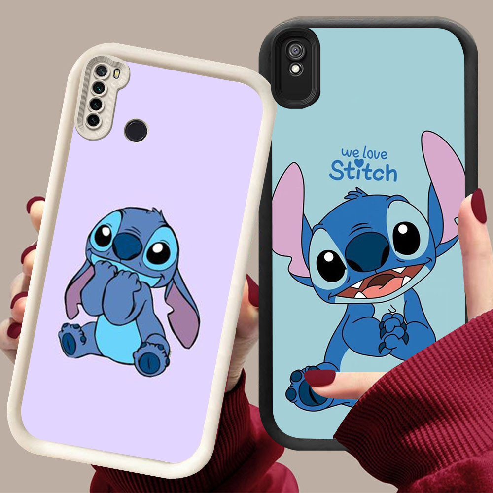 YZ-46Stitch Cool Casing untuk Xiaomi Redmi Note POCO 6A M3 9A 7 9T Pro