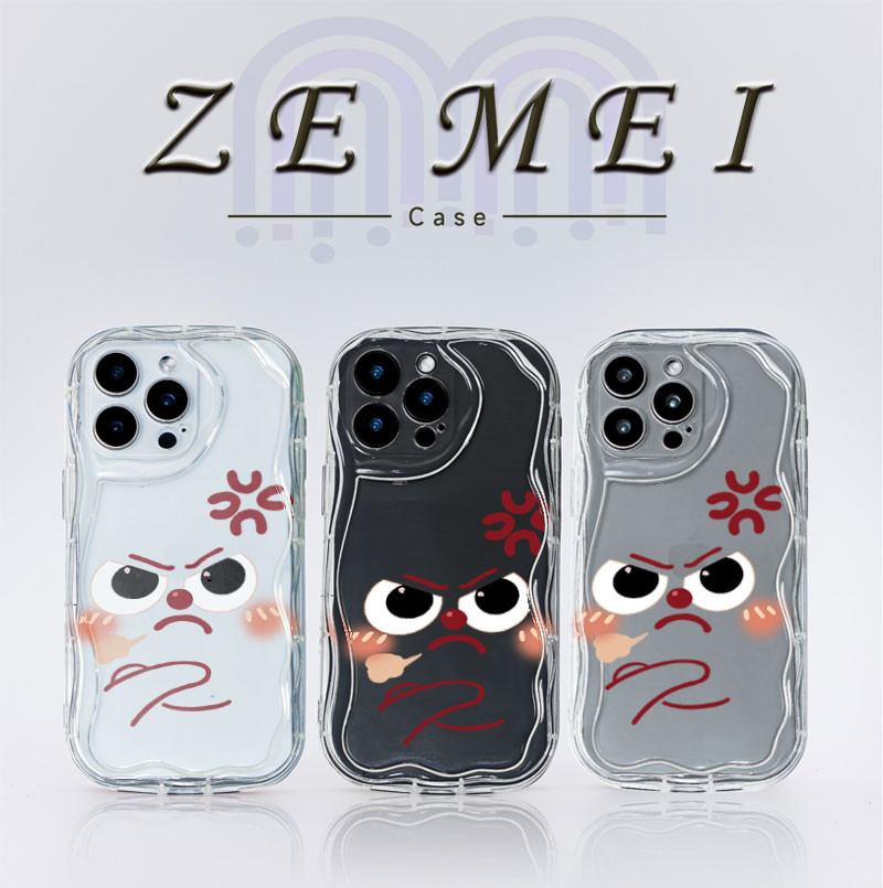 ZE MEI Angry Expression Series Case Infinix Smart 5 6 (RM2 32GB RM3 64GB) 7 8 Hot 30i 9 10 11 12 30 