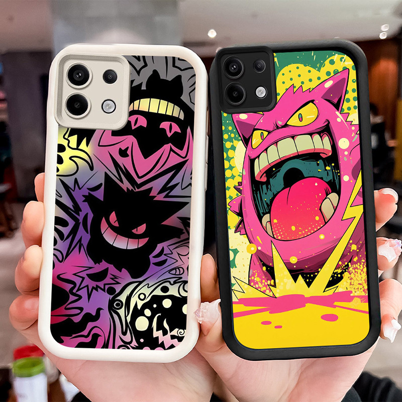 Shockproof Casing untuk Infinix 7 GT 20 Tecno POP 7 Spark GO ITEL A80 P65 Pro WF34 Pokemon Gengar