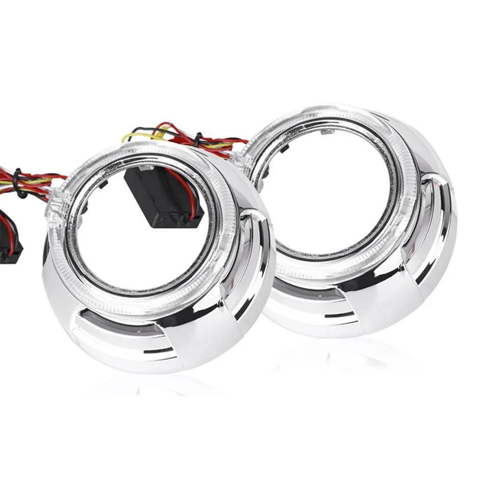 Shroud Proyektor Angel 3.0 inci Untuk Lensa Lampu Depan Hella 3R G5/Koito Q5 Bi-xenon Bi-led