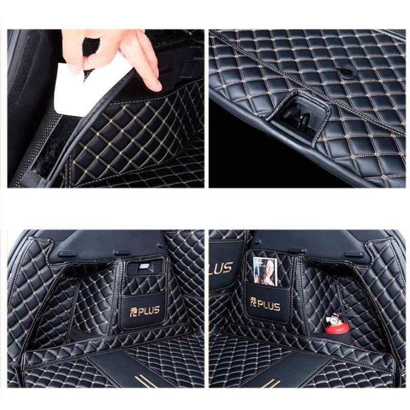 Untuk BYD Atto 3 Yuan Plus 2023 2024 2025 Karpet Bagasi Mobil Pelapis Kargo Lantai Belakang