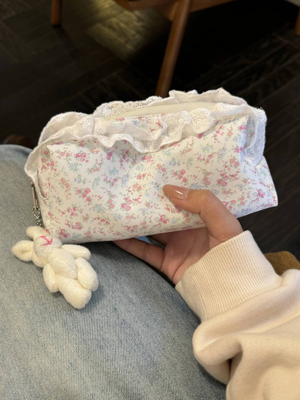 

Tempat Pensil Bunga Kecil Korea#2025 Tas Alat Tulis Baru untuk Gadis Estetika Tinggi Gaya Ins Kapasitas Besar Kotak Pensil Import