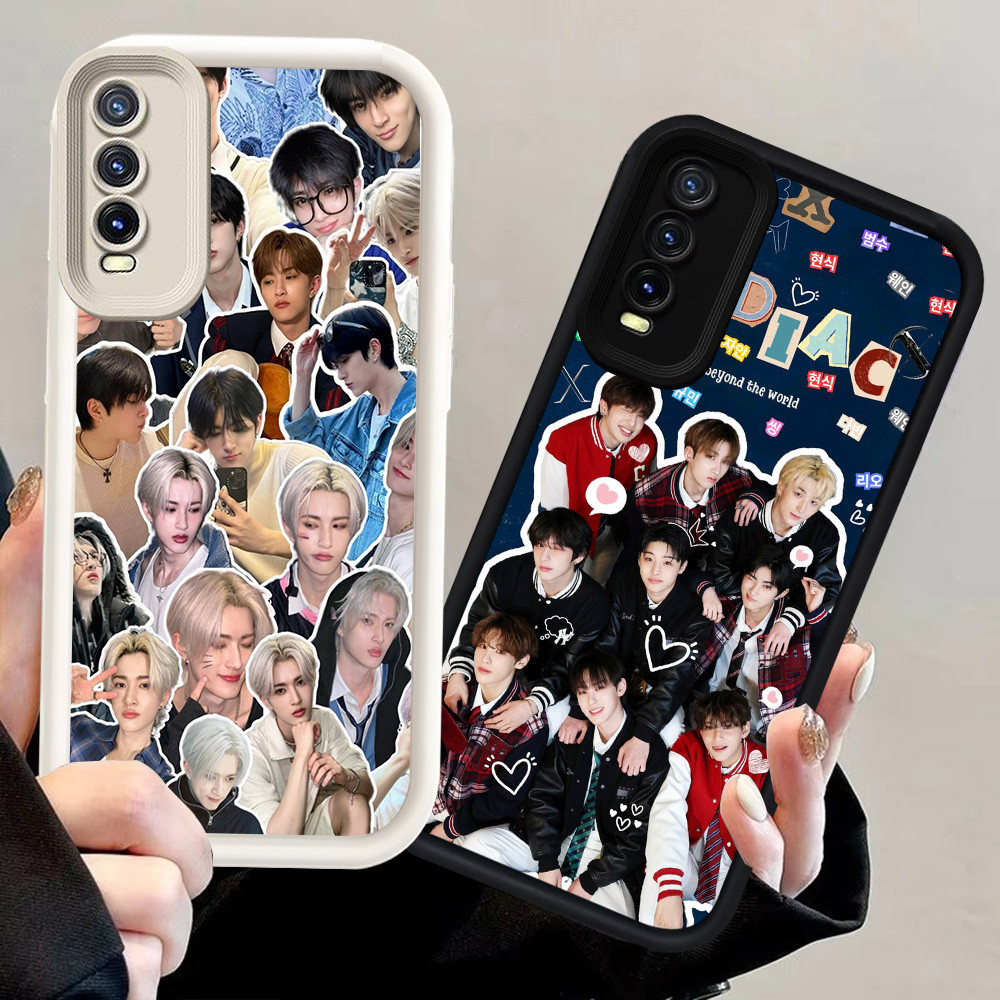 N114 xodiac kpop Silikon hitam putih Casing untuk VIVO Y11s Y20 Y20i Y20s S1 Pro Y12s Case