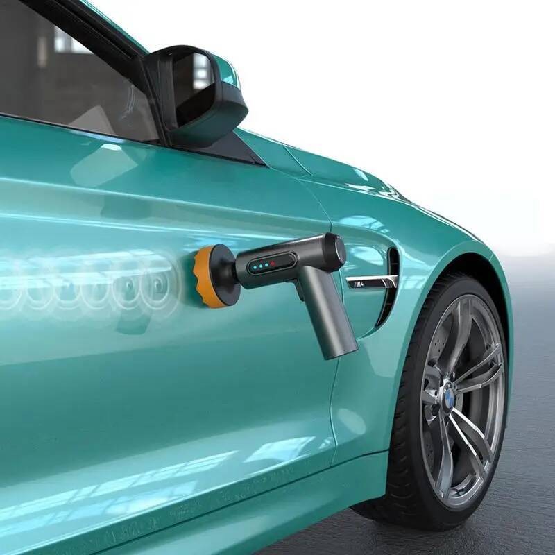 Polisher Tanpa Kabel 2000rpm Alat Poles Listrik Mobil Nirkabel 4000mAh Alat Poles Waxing Mobil