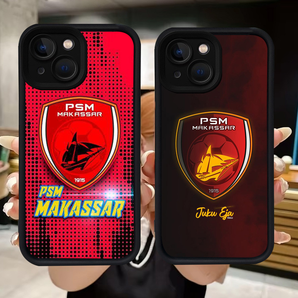 Q112 PSM Makassar lembut Casing untuk iPhone 14 7 13 6s 6 8 Pro Max Plus