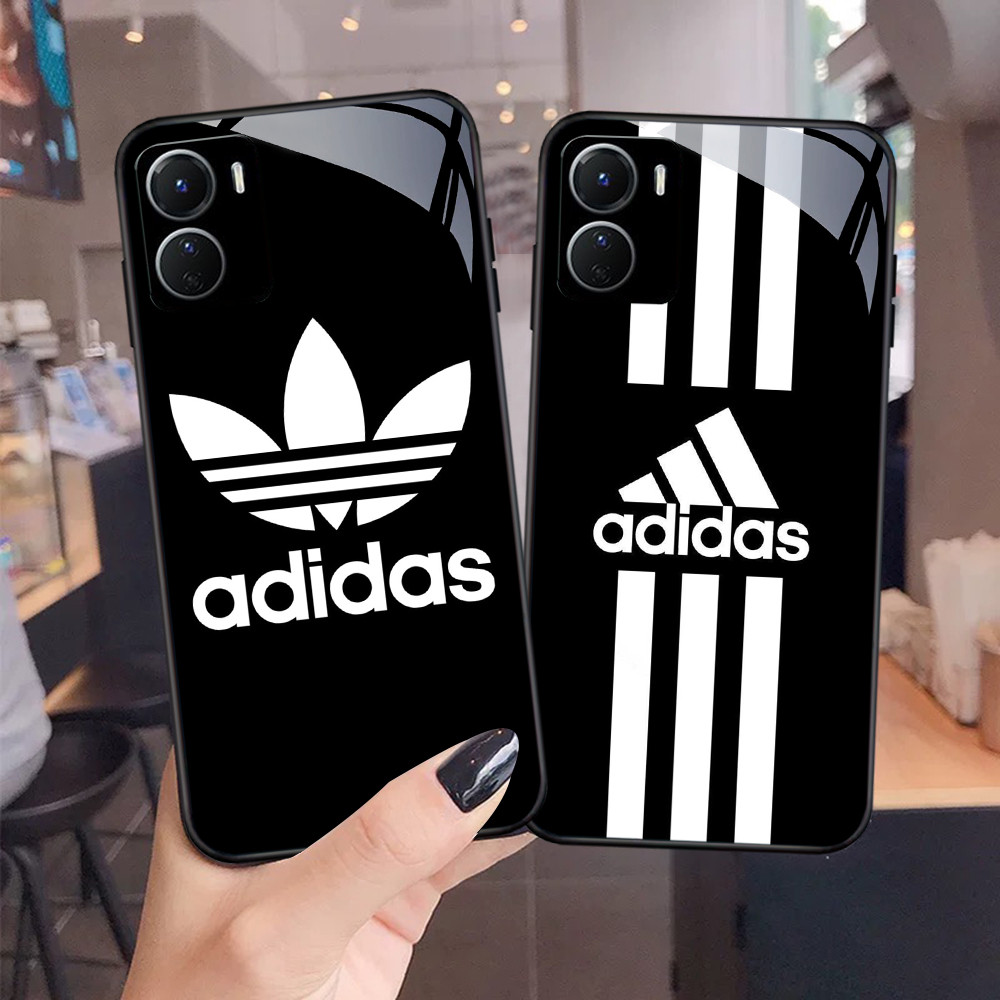 NC-1 A-adidas Kaca Glass Case Untuk VIVO Y16 Y15S Y01 Y56 Y36 Y27S Y15A Y36i Y17S iQOO Z9X U5X