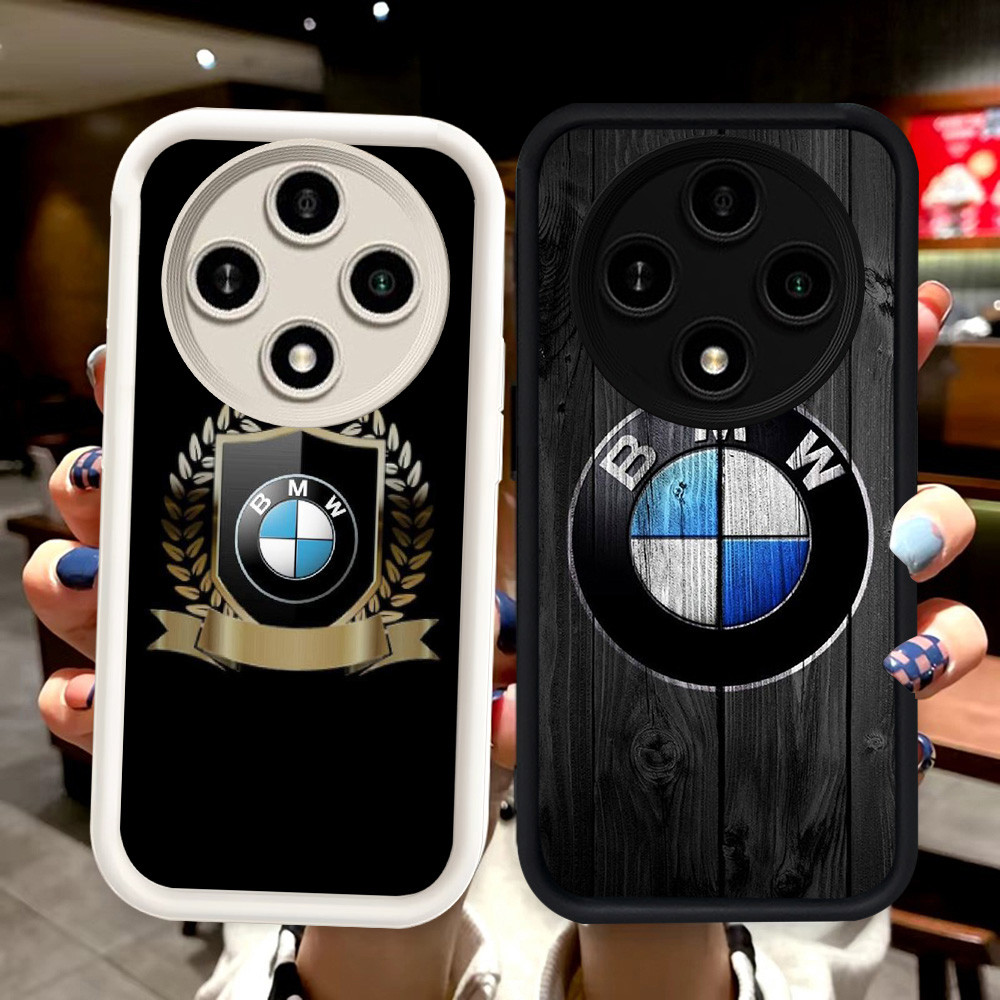 N51 B-M-W Silikon hitam putih Casing untuk Xiaomi Redmi POCO C61 X3 NFC A3 Pro 14C A3X C75 Case