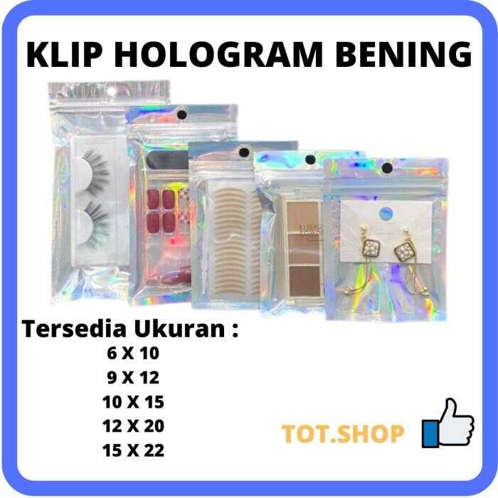 

Plastik Klip Ziplock Hologram Bening Souvenir, Makanan, Accesories HP
