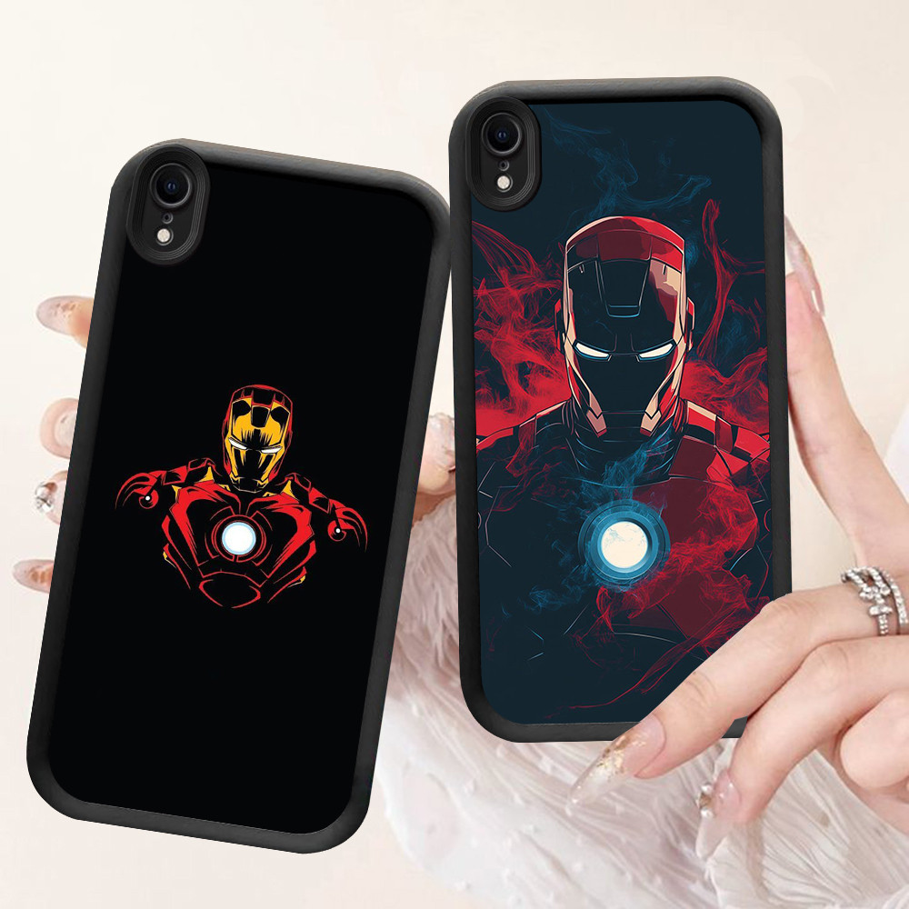 NA-40 Iron Man Shockproof Casing untuk iPhone XR X XS 6 7 8 Max Plus