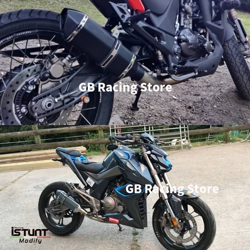Sistem Knalpot Sepeda Motor Lengkap Modifikasi Katalis Link untuk Zontes ZT125 U1 G1 Z1 Z2 2021 2022