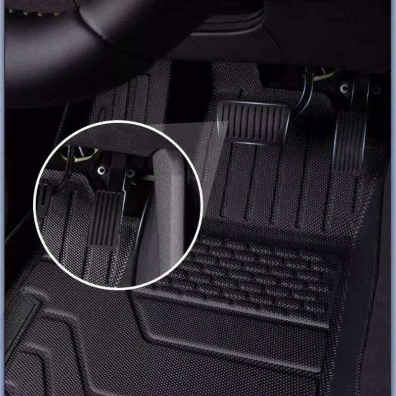 Karpet Mobil untuk BYD Atto 3 2022-2024 Anti-Selip Tahan Air Semua Cuaca Tahan Lama Pelapis Lantai T