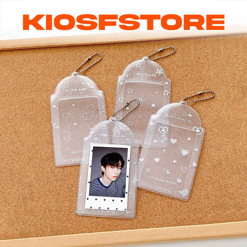 

KFS - NAME TAG ID CARD LANYARD POTRAIT H781 POUCH WANITA TRANSPARAN CARD HOLDER GLITTER AESTHETIC