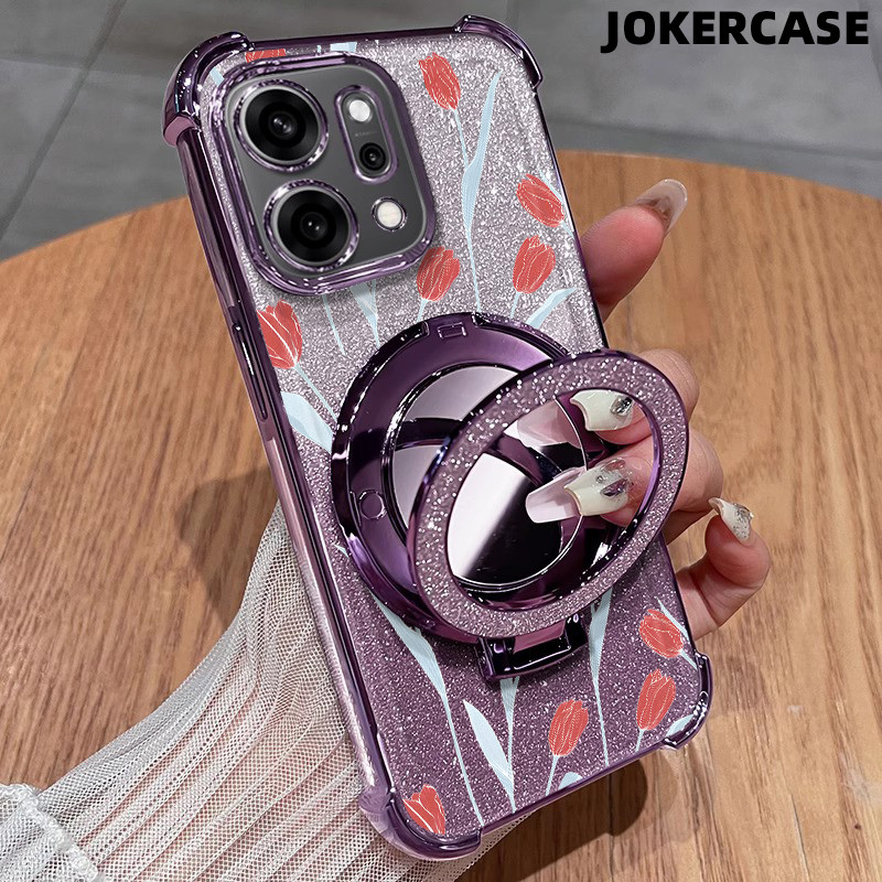 Case Infinix Smart 6 Smart 7 Smart 8 Smart 9 Cermin Bracket Stand Case Infinix Hot 30i Hot 40i Hot 5