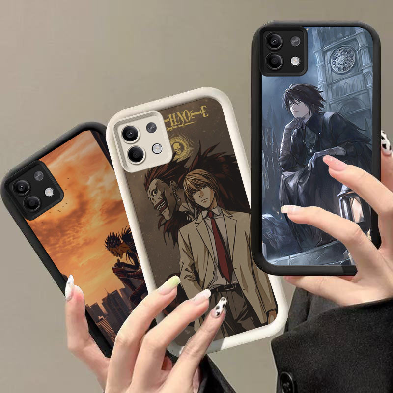 BK-9 death Note Shockproof Casing untuk Xiaomi Redmi Note 13 Poco X6 X7 M6 NEO Pro