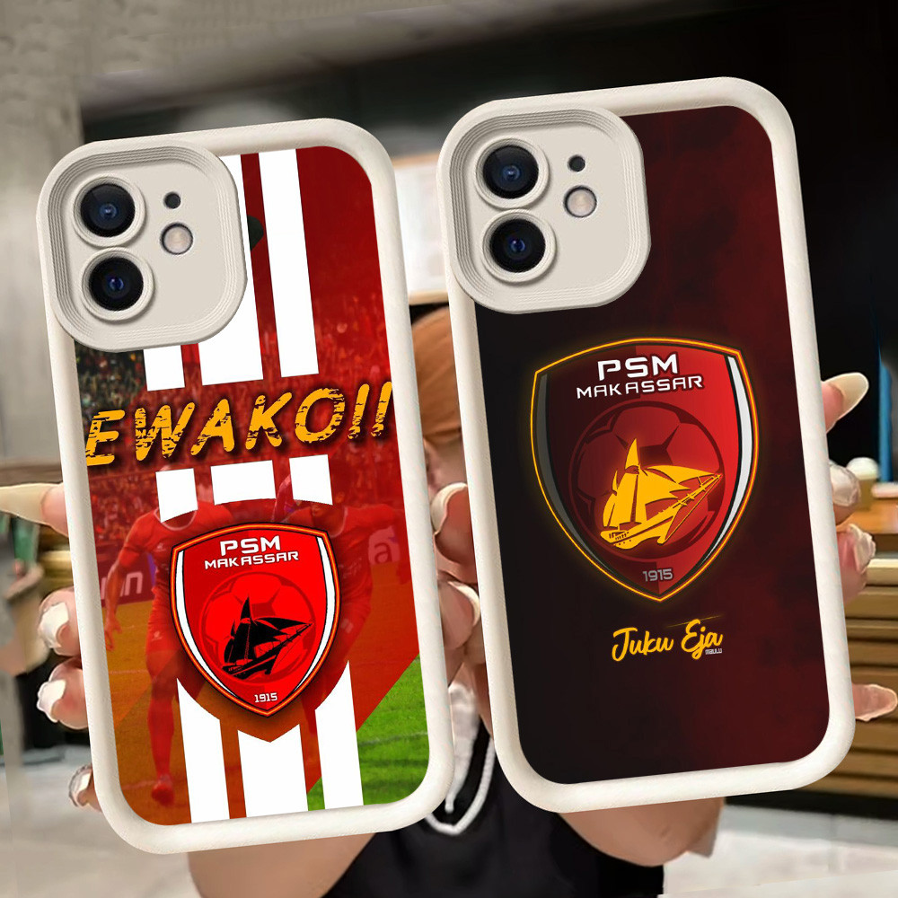 lembut Casing untuk iPhone XS X XR 15 11 12 Mini Pro Max Putih Q112 PSM Makassar