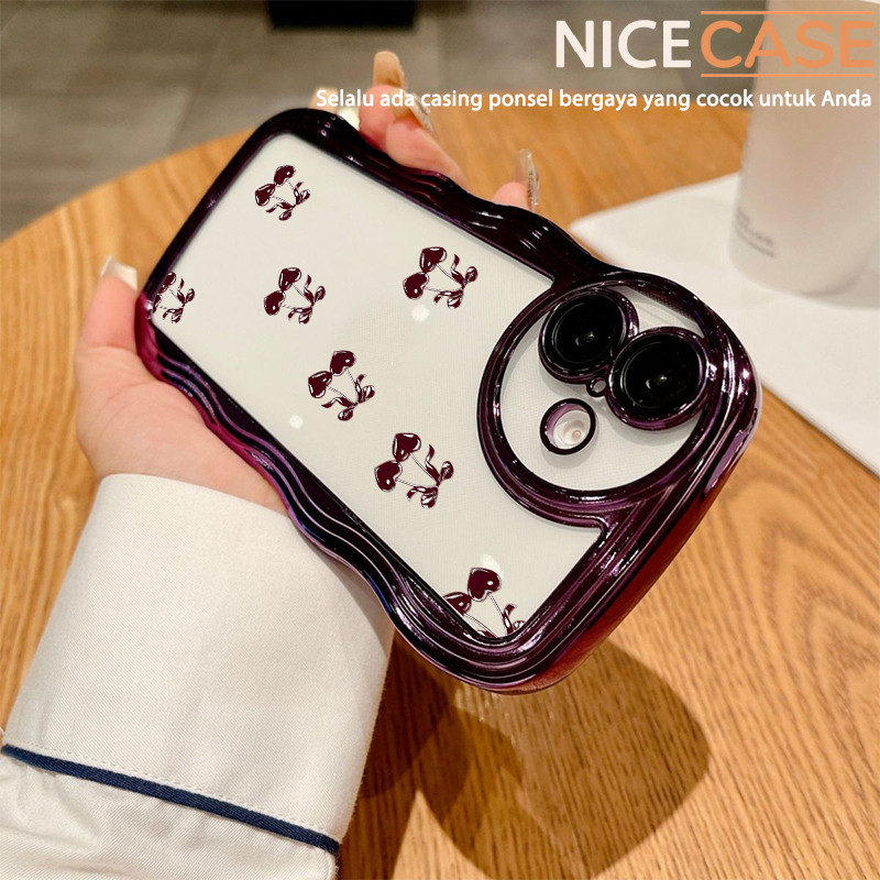 Ungu plating wave bening silikon soft case for SAMSUNG A03 A02S A03S A04E A05 A05S A06 A12 A13 A04S 