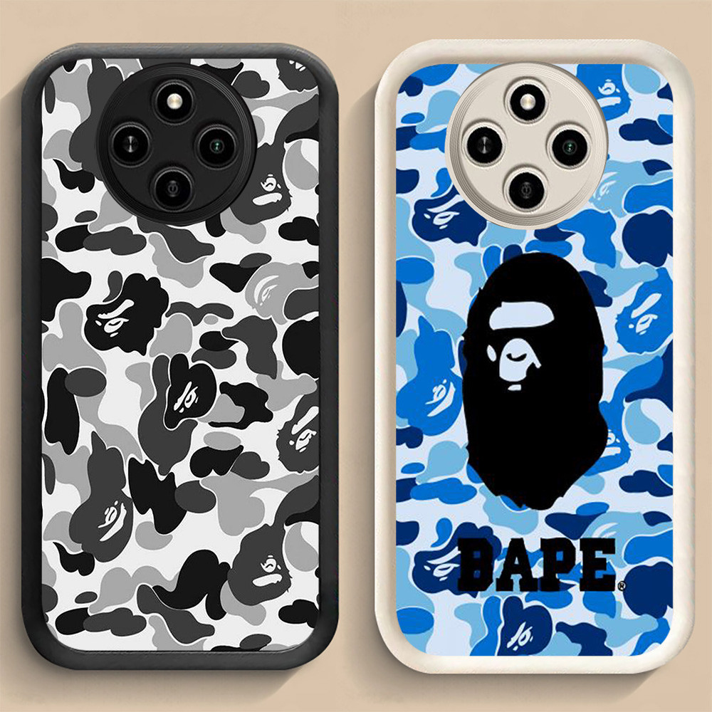 LF-13 COOL MONKEY Shark Trendy Shockproof Casing untuk Xiaomi Redmi 14C A3 A3X Poco X3 C75 C61 Pro