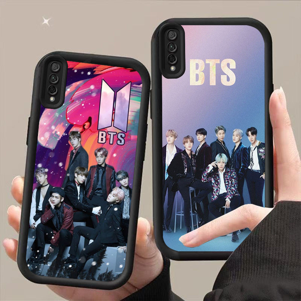 BK-5 BTS Shockproof Casing untuk Samsung A50 A50s M02 A30s A7 A02 A03 Core