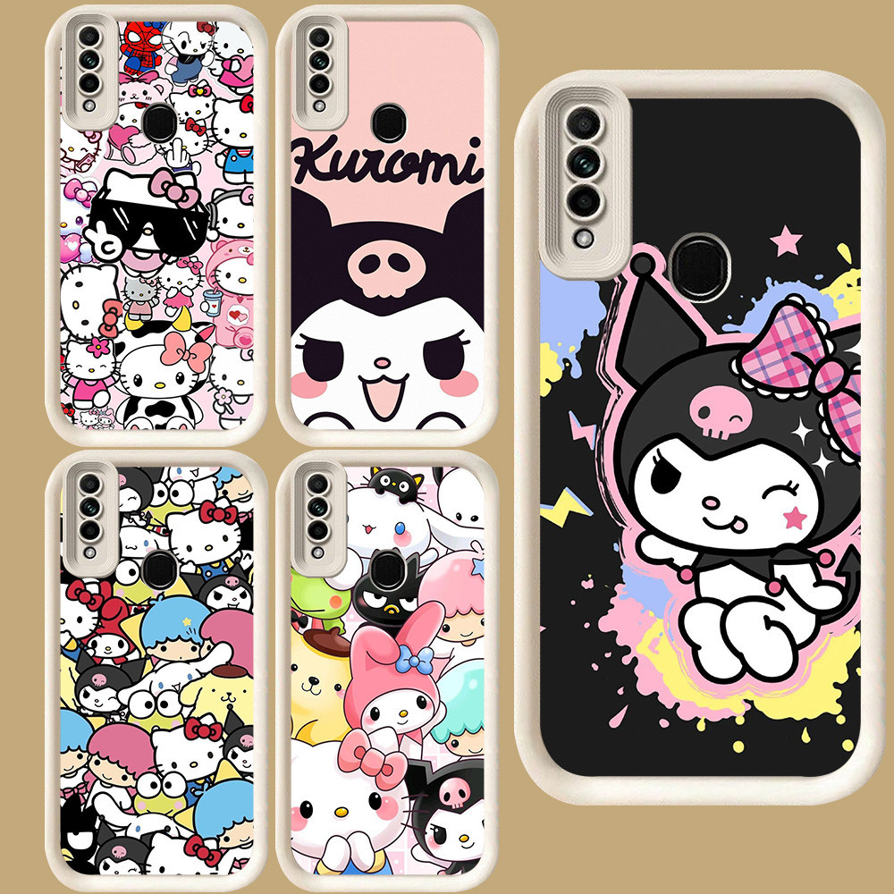 R43 Kurom-i Casing untuk OPPO Reno F15 A31 A53 A33 3 A91 A53S Putih