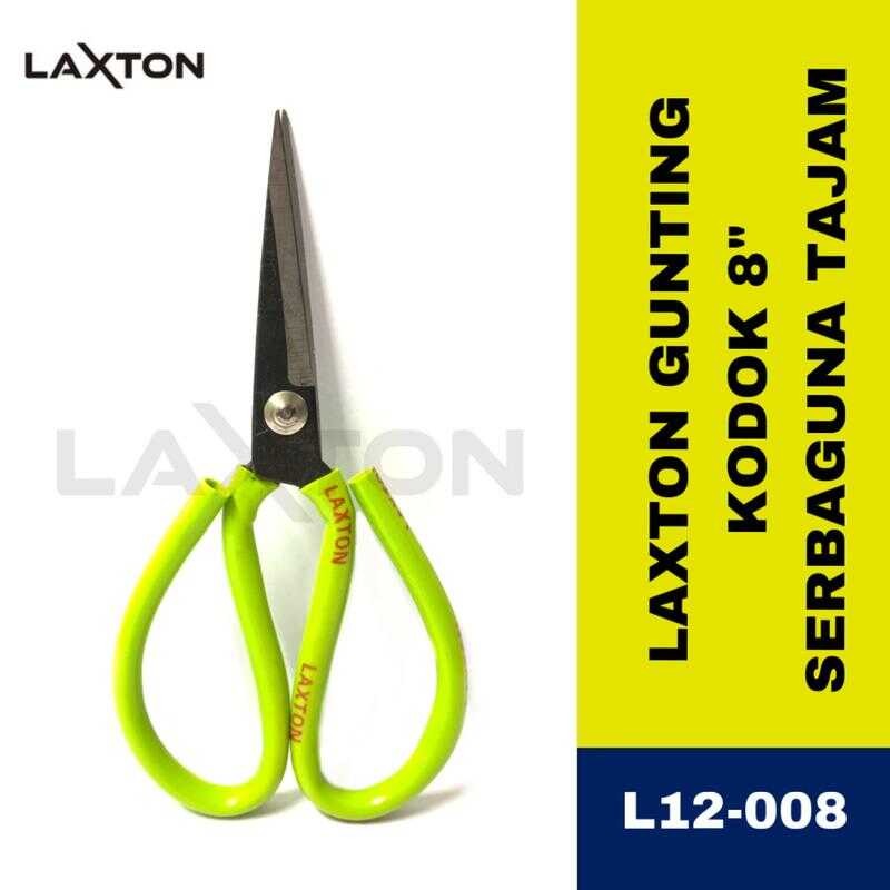 

LAXTON L12-008 gunting kodok 8" serbaguna multifungsi murah laris