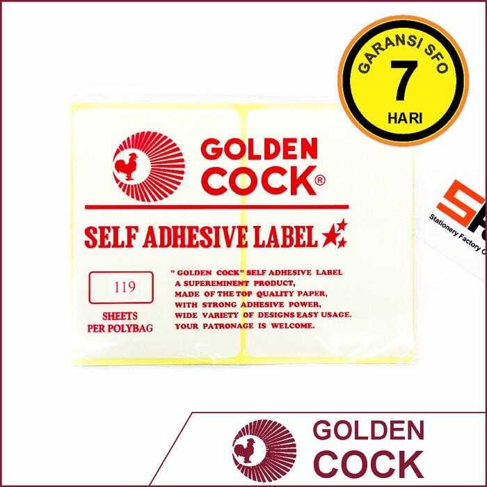 

Label Sticker Golden 119 (102x152mm)