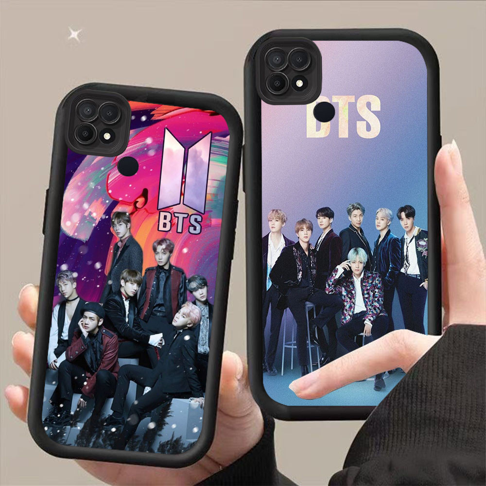 BK-5 BTS Shockproof Casing untuk Xiaomi Redmi 9C 11A 12C 10C NFC POCO C55 C31