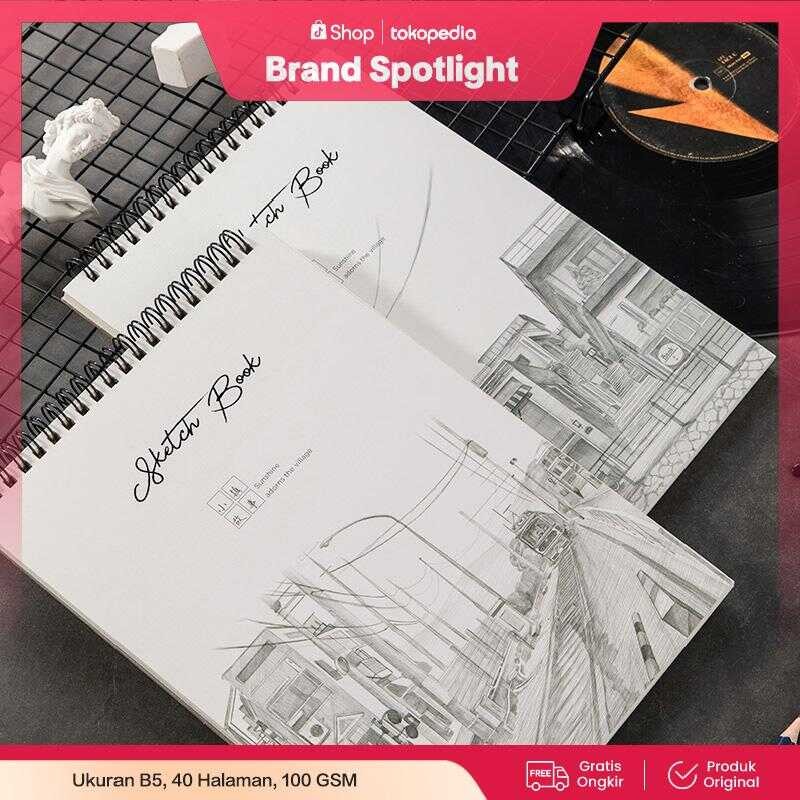 

Deli Buku Gambar B5 Vertikal Jilid Spiral, 40 Halaman, Dapat Dibalik 360 Derat 73628 paper stationery Kertas Kantor