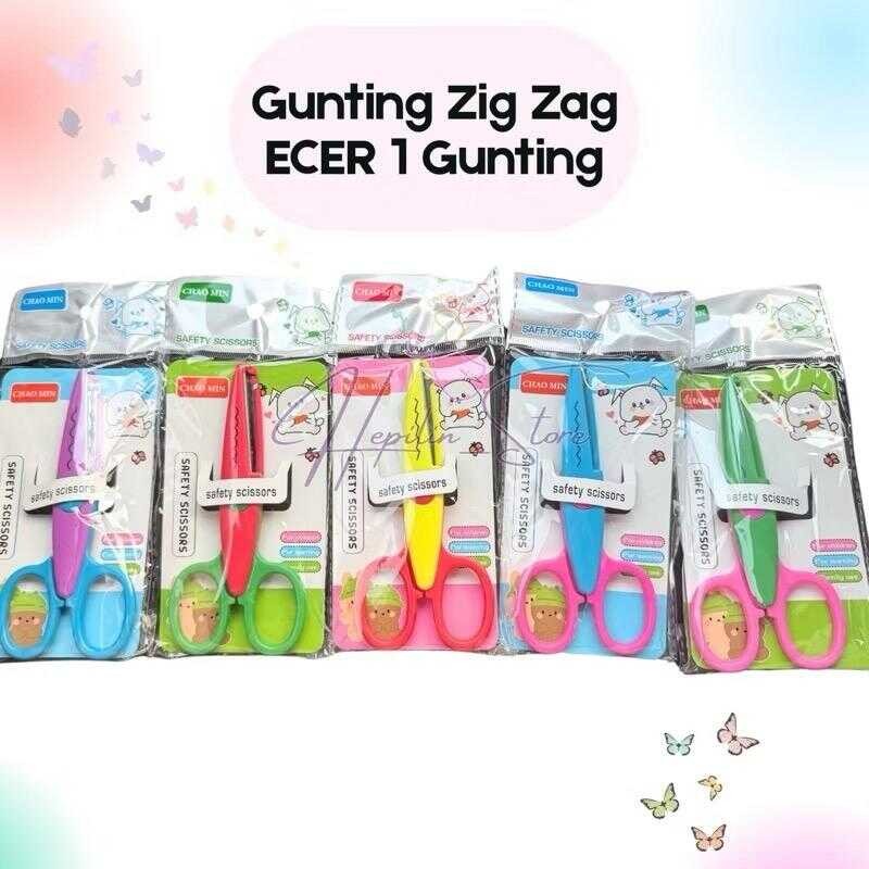 

Zig zag Fancy DIY ECER Art and Craft untuk menghias / Gunting Prakarya