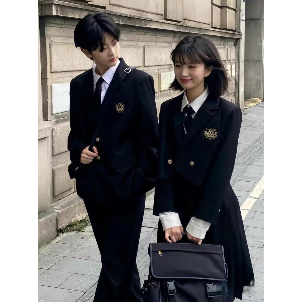 Korean Style High School Student Class Uniform, College Style Suit, Junior High School Student Briti
