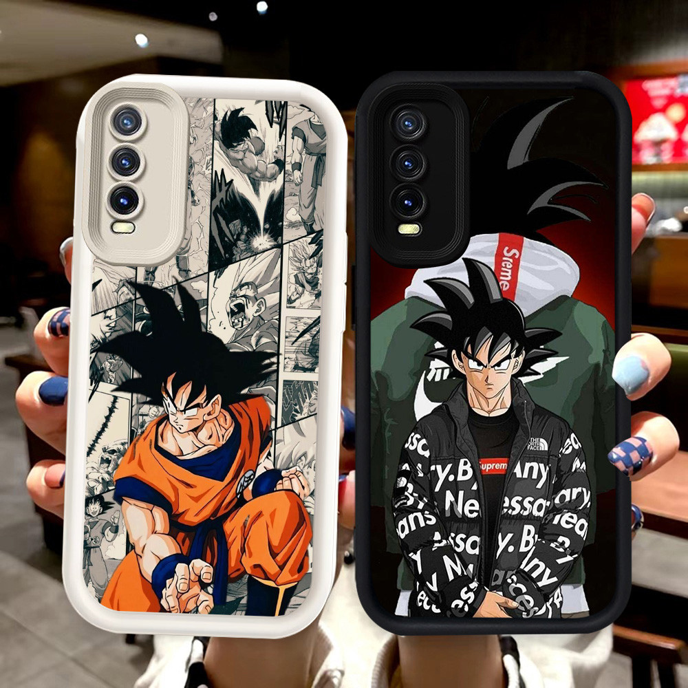 N32 GOKU Silikon hitam putih Casing untuk VIVO Y11s Y20 Y20i Y20s S1 Pro Y12s Case