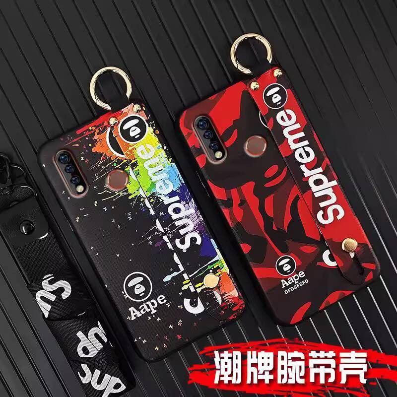 Casing Handphone Cocok Casing Ponsel Oukitel C17 Pro/C17 untuk Pria dan Wanita, Tali Pergelangan Kre