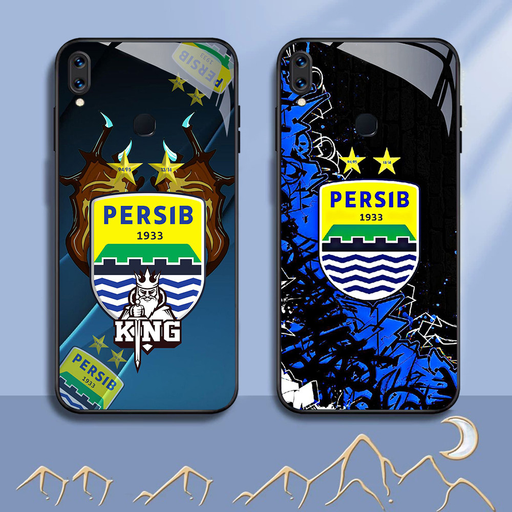 NC-65 PERSIB JUARA Kaca Glass Case Untuk Samsung A10S A20S M11 M21 M01S A30 M30 A21S M30S A31 A40S M
