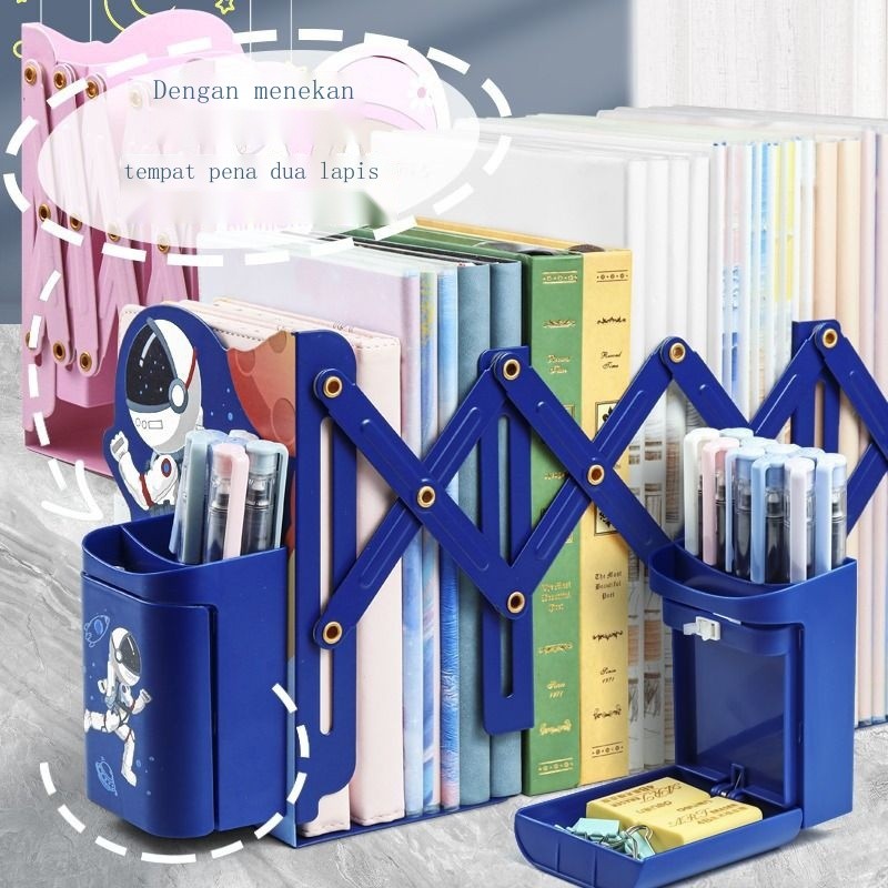 

Y Dudukan Buku Teleskopik In Kreatif Siswa Sekolah Menengah Meja Sederhana Berdiri Rak Buku Penyimp