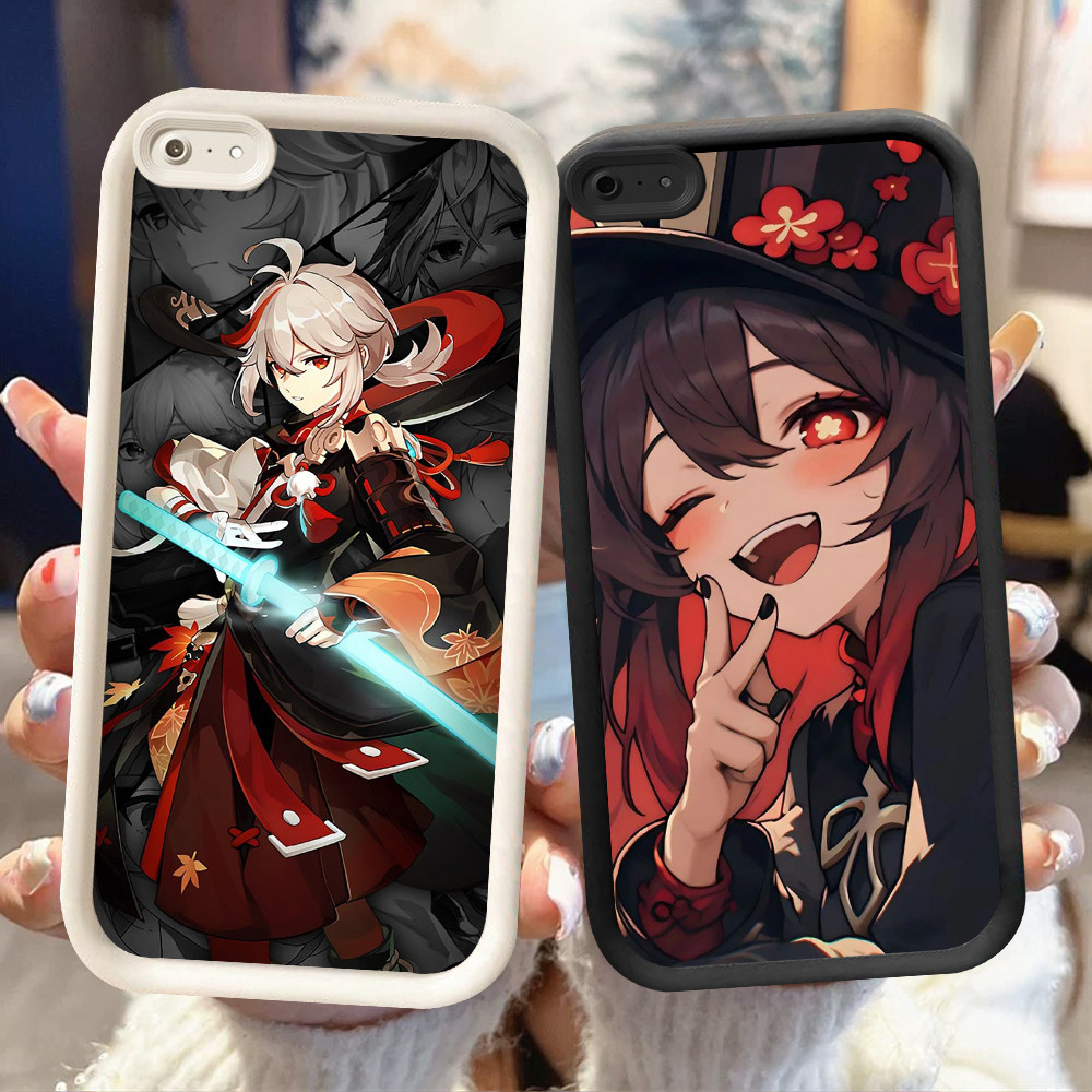 NA-34 Genshin Impact Shockproof Casing untuk OPPO A37 A39 A83 F5 Realme C30S C30 P1 Narzo N65 50i Pr