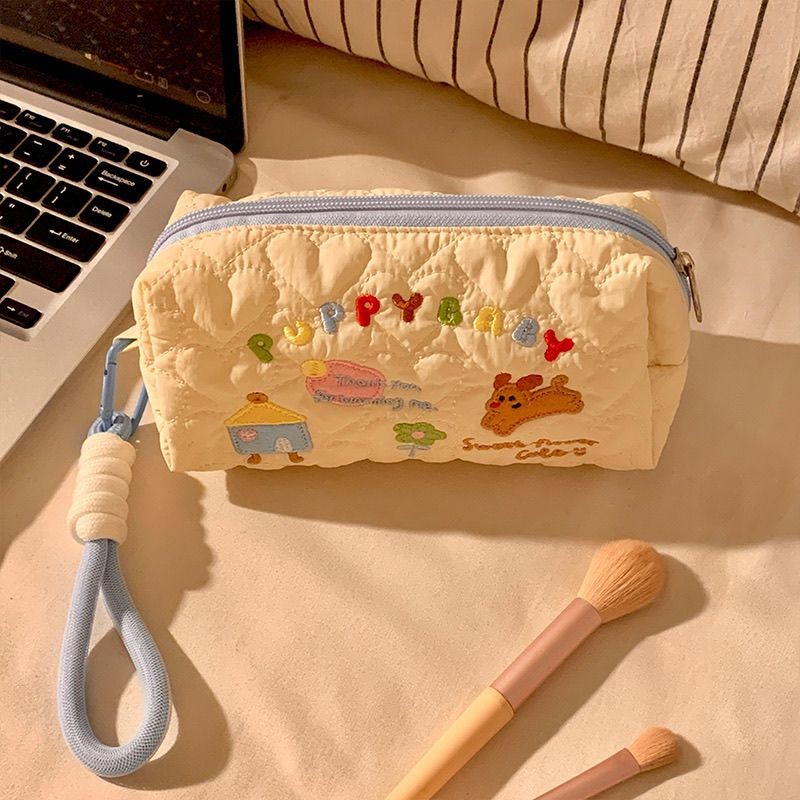 

Tas Makeup Anak Anjing Lucu Untuk Wanita Dengan Kapasitas Besar Tas Penyimpanan Perjalanan Portabel Untuk Perawatan Kulit Perawatan Tambang Untuk Siswa Tas Pena