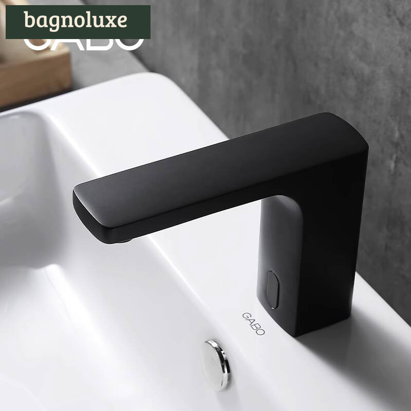 GABO Wastafel Sensor Dingin Tunggal Rendah Keran Kamar Mandi 18H014