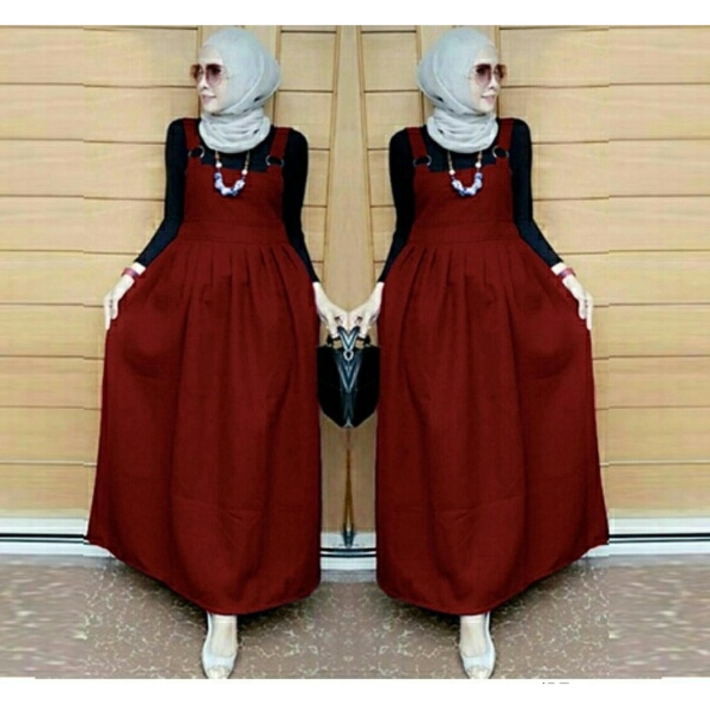 FEMMESHOPA - JUMPSUIT WANITA / OVERAL MURAH / DRESS GAMIS - FN OVERAL AYESHA UI